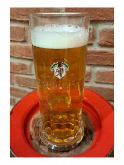 Glaskrug 0,5 Liter - Brauerei Friedel, Zentbechhofen 