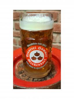 Glaskrug 0,5 Liter - Brauerei Hummel, Merkendorf 