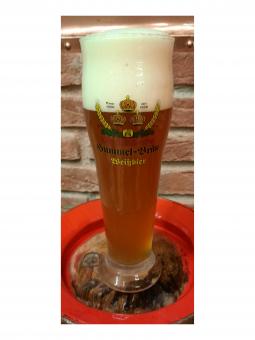 Weizenglas 0,5 Liter - Brauerei Hummel, Merkendorf 