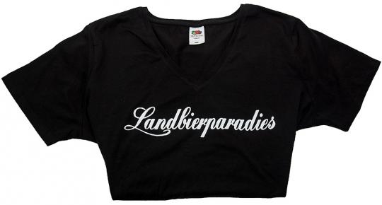 T-Shirt, schwarz (Damen) - Landbierparadies, Nürnberg 