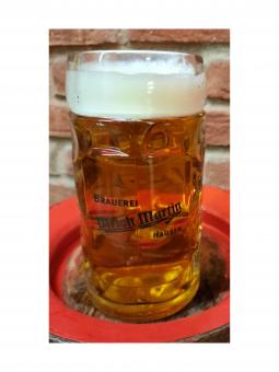 Glaskrug 0,5 Liter - Brauerei Martin, Hausen 