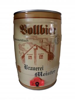 Vollbier, 5 Liter Partyfass - Brauerei Meister, Unterzaunsbach 